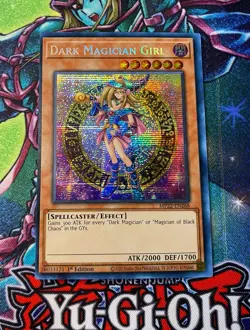 Yugioh Dark Magician Girl MP22-EN268 Secret Rare 1st Ed NM Off Centered - Image 1