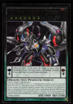 Odd-Eyes Rebellion Dragon CORE-EN051 Ultimate Rare 1st Edition Yu-Gi-Oh - Image 1