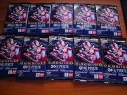 One Piece OP-14 English The Azure Sea’s Seven Booster Pack LOT of 10 NEW SEALED - Image 1