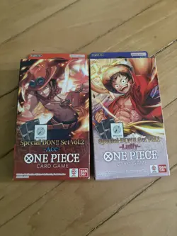 One Piece Special DON!! Set Vol 1 And 2 Lot! Sealed Boxes One Piece Card Game - Image 1