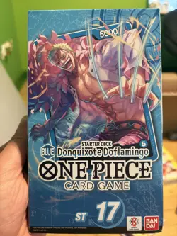 ONE PIECE TCG: Donquixote Doflamingo STARTER DECK (ST-17) New/Sealed English PRB - Image 1