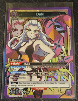 Daki ( SR) UE05BT/KMY-1-059. Union Arena. Demon Slayer. English NM - Image 1