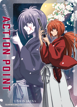 UNION ARENA UA41ST/RNK-1-AP01 Action Point Card AP Rurouni Kenshin - Image 1