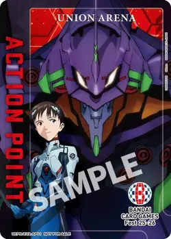 Evangelion Action Point UEPR/EVA-AP01 Union Arena BANDAI FEST 2025 Exclusive NM - Image 1