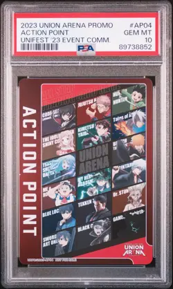 psa10 2023 union arena promo action point unifest '23 event comm. - Image 1