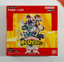 Union Arena My Hero Academia Booster Box Factory Sealed Bandai 2023 Japanese - Image 1