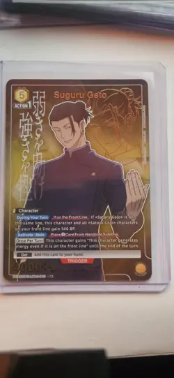 Union Arena TCG Suguru Geto (003) (R*) UEX02BT/JJK-2-003 Jujutsu Kaisen Alt Art - Image 1