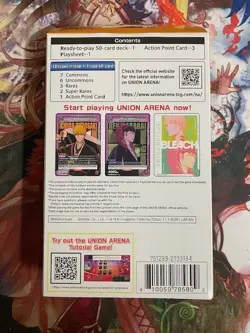 Union Arena TCG Starter Deck BLEACH UE01ST - ENG ENGLISH - Ready to ship - Image 2