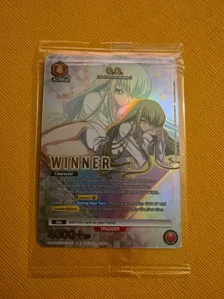 C.C. CGH-1-077 Winner Promo - Union Arena Code Geass - Sealed - Image 1