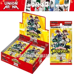 UNION ARENA TCG TRADING CARD GAME 1 BOX (16Packs) MY HERO ACADEMIA - Image 1