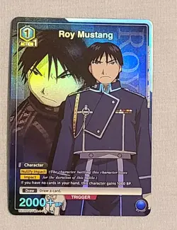Union Arena Roy Mustang R* - UE09ST: FULLMETAL ALCHEMIST Parallel Near Mint - Image 1