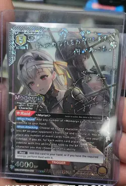 Modernia 019 SR*** Signed 3-Star GODDESS OF VICTORY NIKKE Union Arena English - Image 1