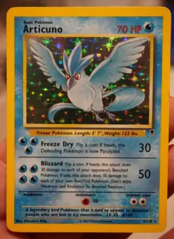 LP+ Articuno Legendary Collection Holo Vintage Pokemon Card TCG WOTC 2002 2/110 - Image 1