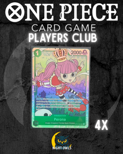 One Piece TCG | 4x Playset Perona SR Legacy of the Master OP12-034 | NM ENG - Image 2