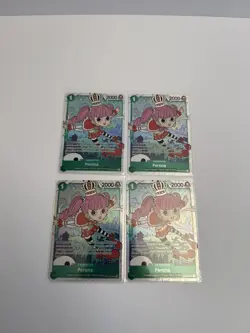 4x One Piece TCG - Legacy Of The Master - Perona OP12-034 SR Playset English NM - Image 1
