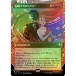 FOIL FATED FIREPOWER (SHOWCASE) Avatar: The Last Airbender TLA Magic MTG CARD - Image 1