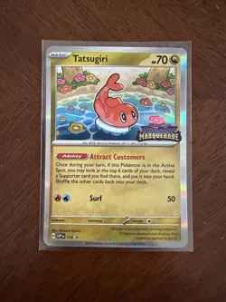 Tatsugiri SVP118 Twilight Masquerade Prerelease Promo Holo Rare Pokemon Card - Image 1