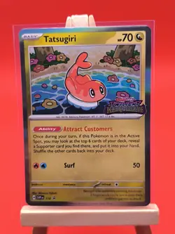 Tatsugiri SVP118 Twilight Masquerade Prerelease Promo Holo Rare Pokemon Card - Image 3