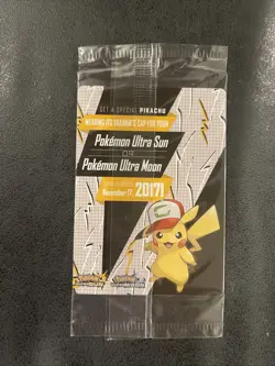 Pokemon Card Ash's Pikachu - SM108 - Promo Choose You Movie Card SEALED - Image 2