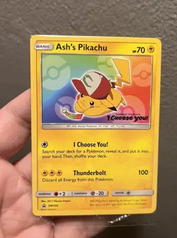 Pokemon Ash's Pikachu - SM108 - Promo Choose You Movie Card SEALED - Image 1