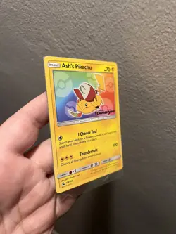 Pokemon Ash's Pikachu - SM108 - Promo Choose You Movie Card SEALED - Image 2