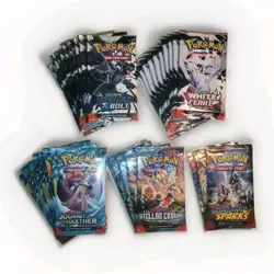Pokemon 36 Booster Pack Lot Black Bolt White Flare Journey Together Stellar - Image 1
