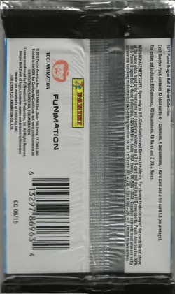 Dragon Ball Z Movie Collection Panini TCG Game Booster 12 Card Pack DBZ x1 - Image 5