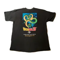 Y2K Dragon Ball Z DBZ Collectible Card Game TCG Rare T-Shirt: Men's Size XL - Image 1