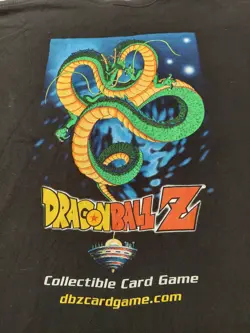 Y2K Dragon Ball Z DBZ Collectible Card Game TCG Rare T-Shirt: Men's Size XL - Image 2