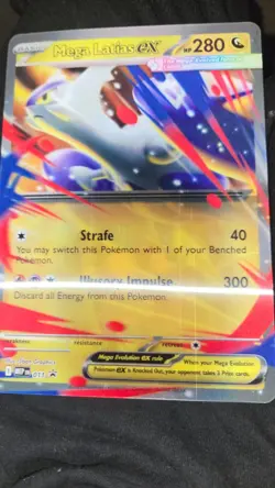 2025 Mega Latias EX Promo JUMBO Pokemon Card - Image 1