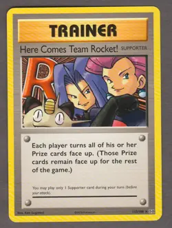 Here Comes Team Rocket 113/108 Secret Rare XY Evolutions Pokemon Card Near Mint - Image 1