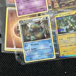 Pokemon Vintage Cards (METAL CUSTOM MEW) Binder Pages Lot - Image 3