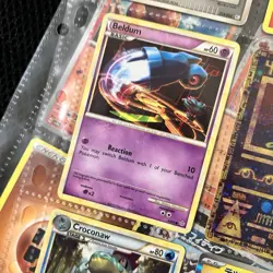Pokemon Vintage Cards (METAL CUSTOM MEW) Binder Pages Lot - Image 4