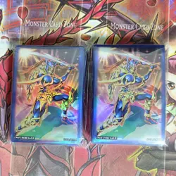 Yu-Gi-Oh! Card Sleeves Official Black Luster Soldier Taiwan Exclusive 2 Pieces - Image 1