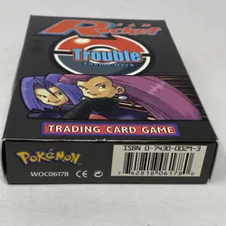 Pokemon WOTC Team Rocket Trouble Theme Deck Empty Box NO CARDS - Image 3
