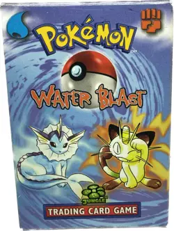 Vintage 1999 Pokemon Water Blast Theme Deck Empty Box NO CARDS - Image 1