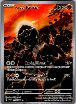 Paldean Tauros - 218/193 - Pokemon Paldea Evolved Illustration Rare Card NM - Image 1