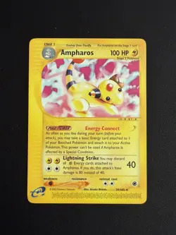 Ampharos 34/165 Pokemon Trading Card Game eCard Expedition Near Mint TCG NM - Image 1
