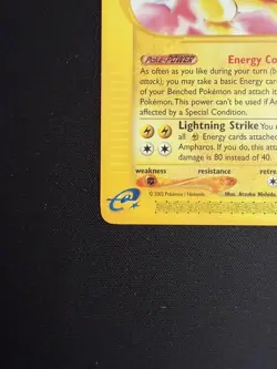 Ampharos 34/165 Pokemon Trading Card Game eCard Expedition Near Mint TCG NM - Image 3