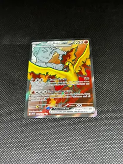 Pokemon Card Team Rocket's Moltres EX 208/182 Destined Rivals NM ✨ - Image 3
