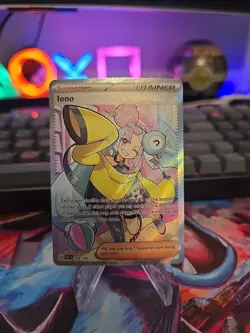 Pokemon TCG Iono Holo Ultra Rare Card 254/193 Sv02: Paldea Evolved - Image 1