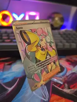 Pokemon TCG Iono Holo Ultra Rare Card 254/193 Sv02: Paldea Evolved - Image 3