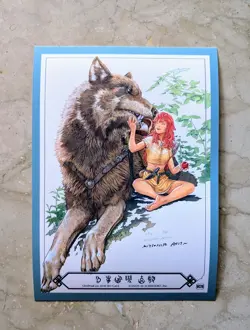 Mitsuhiro ARITA Signed Art CARD Umbriacon 2026 NUMBERED 176 / 300 WOLF EXCLUSIVE - Image 1