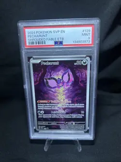 Pecharunt 129 Sv: Scarlet & Violet Promo Cards Holo PSA 9 - Image 1