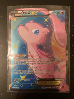 Pokemon TCG Mew EX RC24/RC25 Legendary Treasures Full Art MP Rare Card - Image 1
