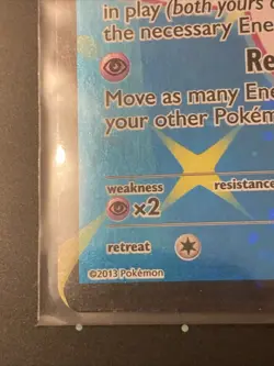 Pokemon TCG Mew EX RC24/RC25 Legendary Treasures Full Art MP Rare Card - Image 2