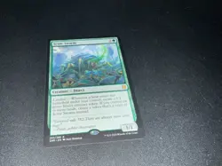 1 x Scute Swarm NM Zendikar Rising 203 MTG Magic NMTG Regular + PW Stamp - Image 1