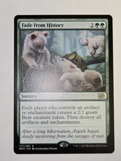 MTG Fade From History The Brothers' War 177/287 Regular Rare - Image 2