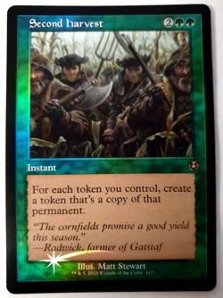 MTG Innistrad Remastered - Second Harvest - FOIL Retro Rare - 417 NM - Image 1