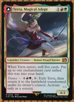 MTG Terra Magical Adept Magic The Gathering Final Fantasy NM/Mint - Image 1